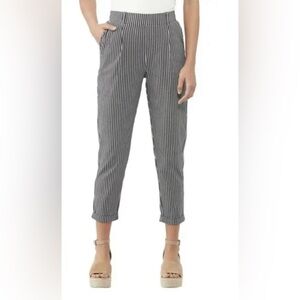 SHINESTAR Classic Striped Y2K Black White Casual Chic Stylish Timeless Pants SzM